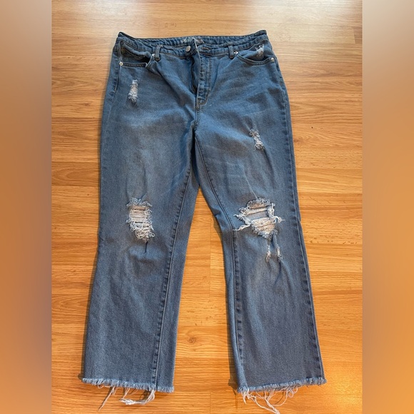 Wild Fable Distressed Blue Jeans - Picture 1 of 4